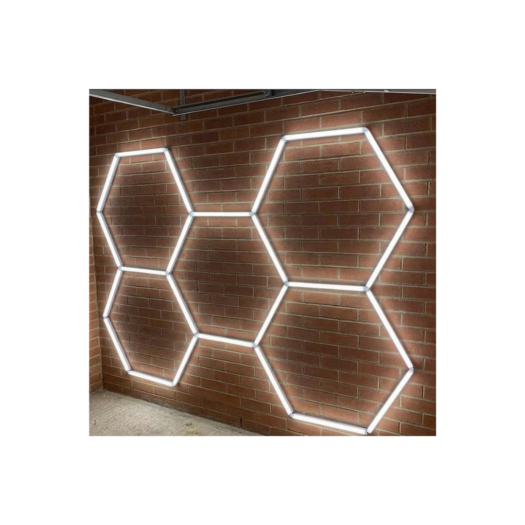 HEXAGONO 44 CM BLANCO