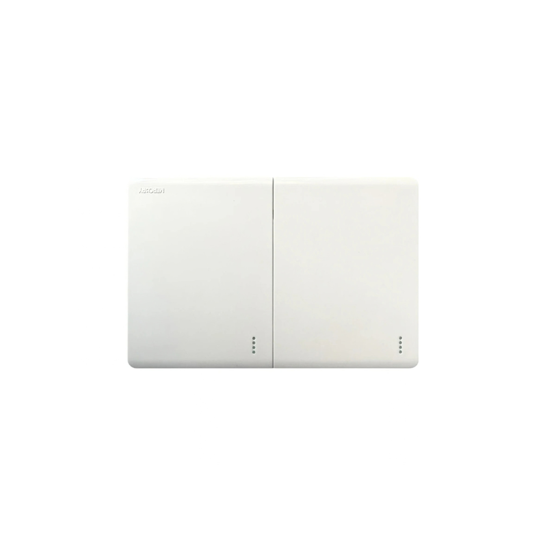 INTERRUPTOR DOBLE INFINITY BLANCO