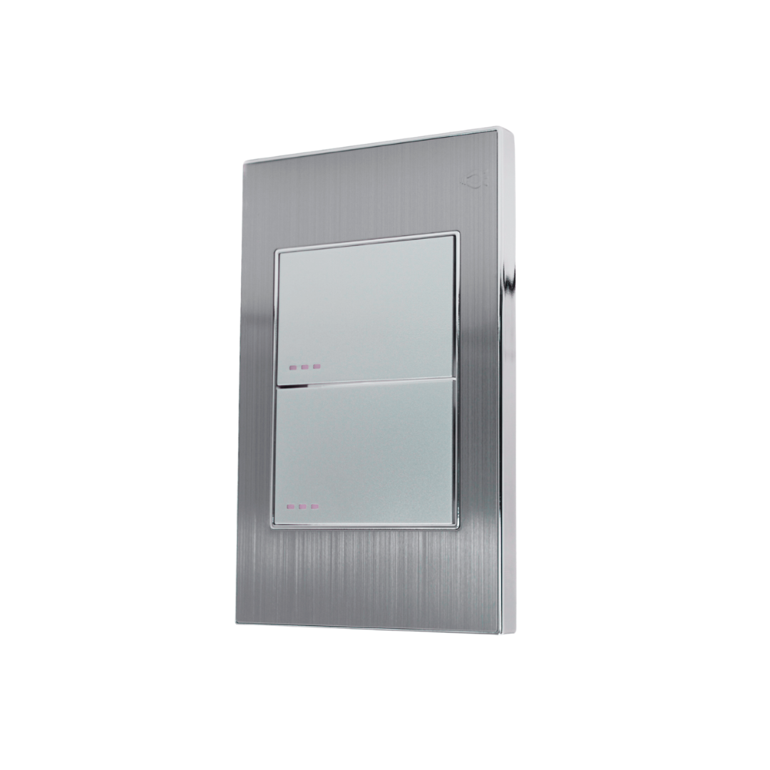 INTERRUPTOR DOBLE PREMIUM SATIN