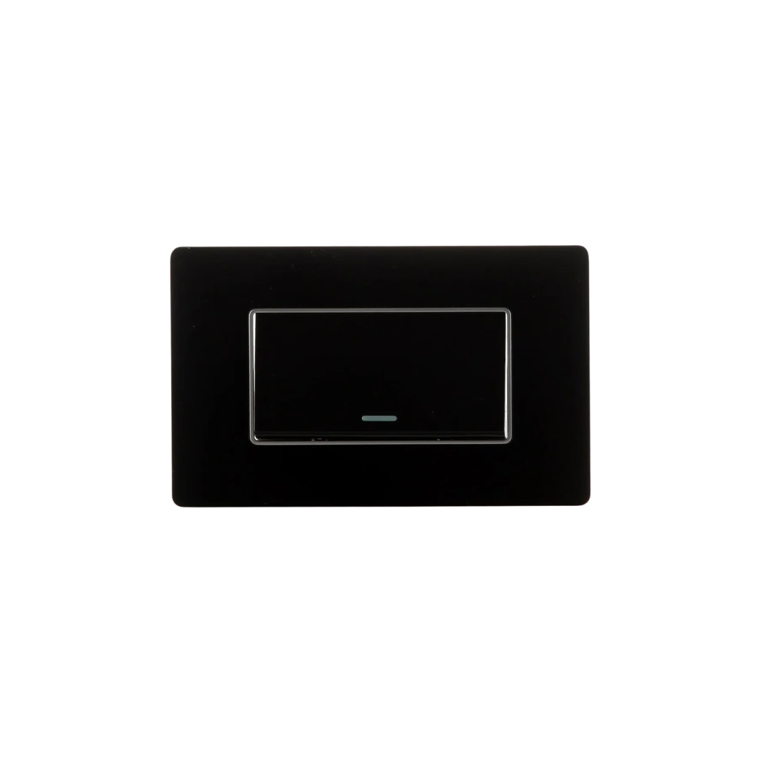 INTERRUPTOR SENCILLO PREMIUM NEGRO