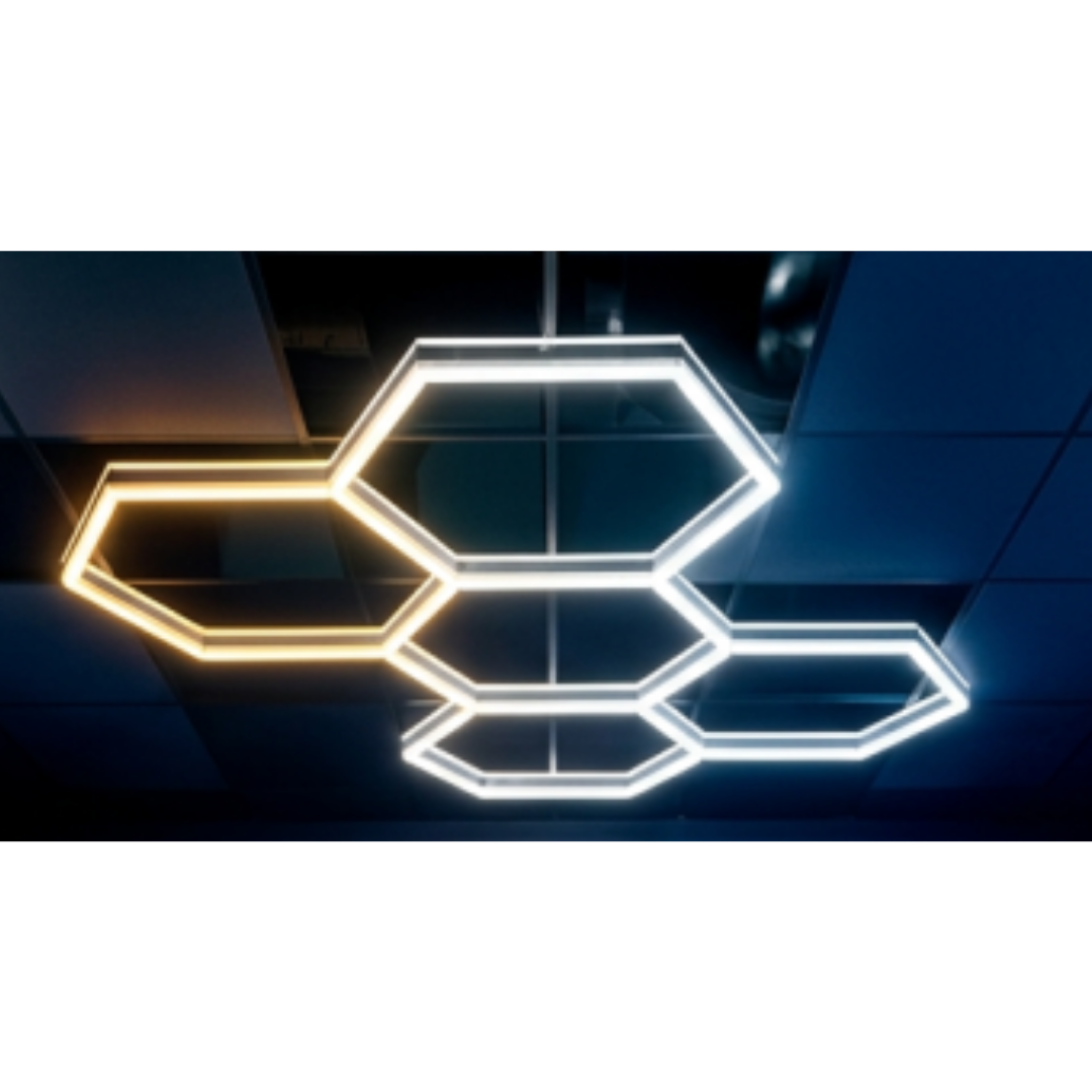 LAMPARA HEXAGONAL GRANDE