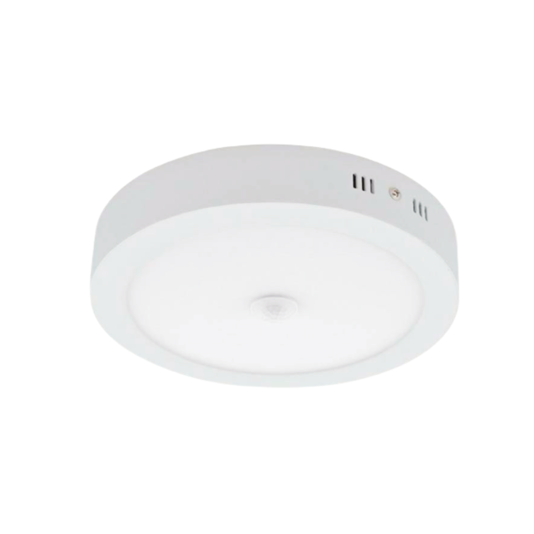 Panel LED 18W de Sobreponer con Sensor de Movimiento