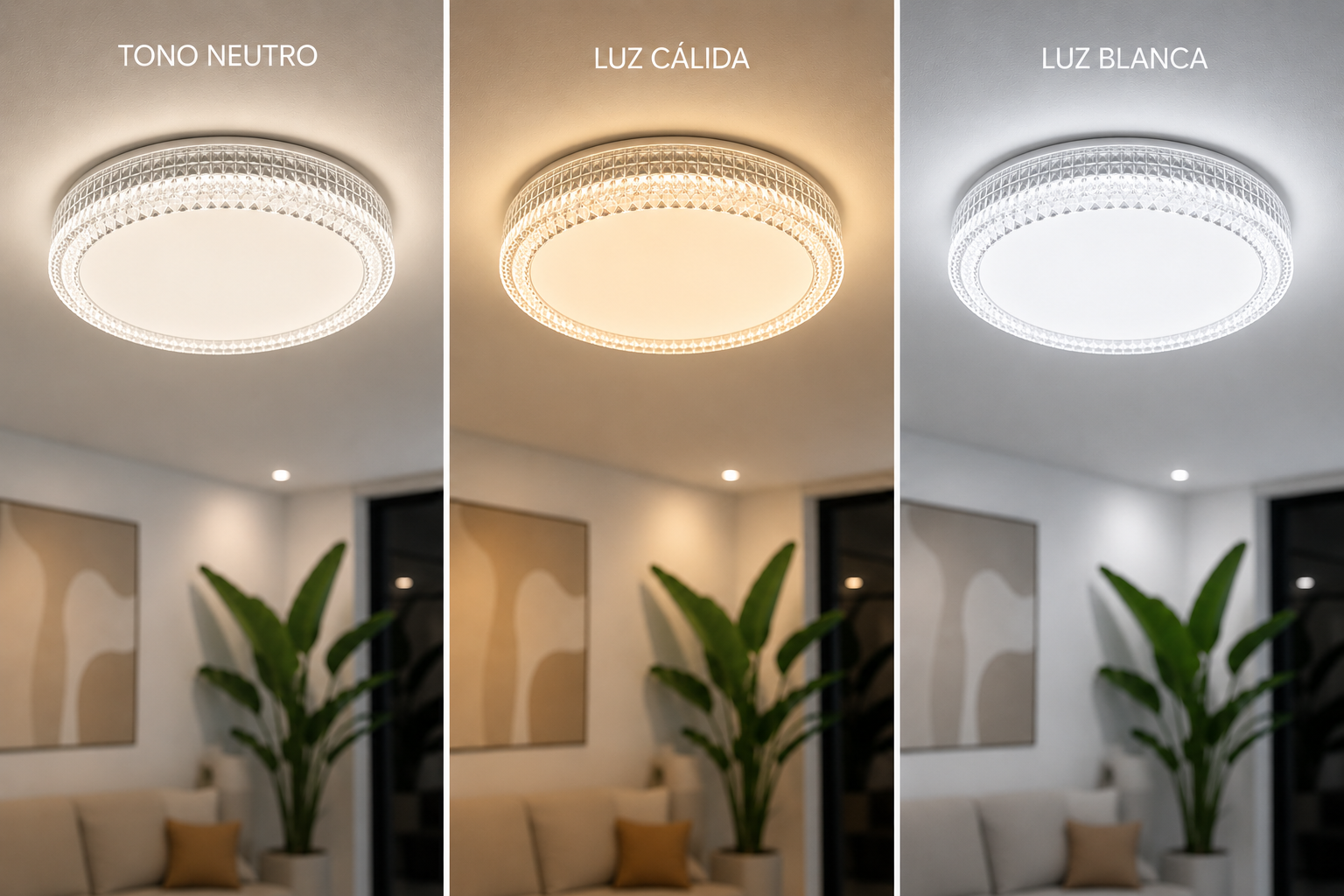 PLAFON 30W DECORA 3 TONOS 3325 FACIL INSTALACION