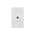 TOMA COAXIAL PREMIUM BLANCA